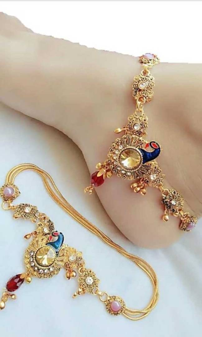 Golden Yellow Broch Anklet